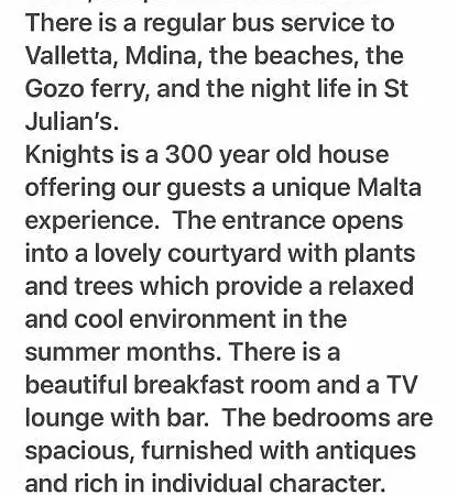 Knights In Malta 3* Naxxar